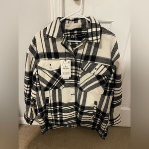 Zara flannel jacket
